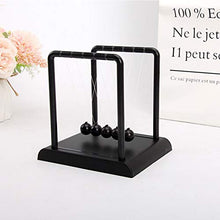 Load image into Gallery viewer, AIXICWXI Classic Newton&#39;s Cradle Balance Ball Black Newton Ball Physics Science Ornaments Smart Toys for Desk Home Decoration
