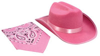 Aeromax Junior Cowboy Hat with Bandanna - Pink