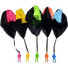 Load image into Gallery viewer, 10 Pcs Parachute Toy, Free Throwing Toy Parachute, Tangle Free Throwing Hand Throw Flying Toys, Nor Assembly Required, for Children&#39;s Outdoor Play Gifts
