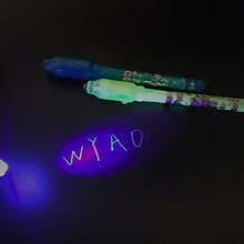 Load image into Gallery viewer, WYAO Invisible Ink Pen, Spy Pen with UV Light Magic Marker Kid Pens for Secret Message and Party Favor Bag Goody Stuffer (16 Pack)

