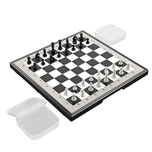 LINGOSHUN Board Games Sets,Traditional Strategy Game,Portable Chess Set Magnetic Folding Garden Travel Gifts for Kids and Adults/A / 2222cm