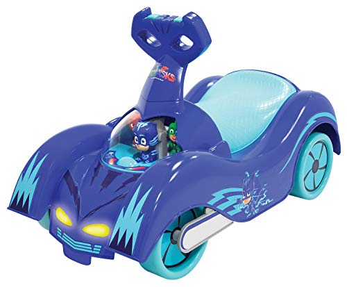 PJ Masks Kids Cat-Car Ride-On for Girls and Boys