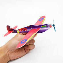 Load image into Gallery viewer, Kissdream 12 Pack 8 Inch Glider Planes - Birthday Party Favor Plane, Great Prize, Glider, Flying Models.
