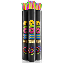 Load image into Gallery viewer, Crown Display Halloween 300 Glow Sticks Halloween Glow in The Dark Halloween Party Supplies Glow in The Dark Light Up Glow Party Decorations
