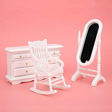 Load image into Gallery viewer, Pokerty9 Miniature Dollhouse Bed 1/12 Scale Dollhouse Kit Miniature Dolls House Bed Miniature Dollhouse Miniature Furniture for Dollhouse(6 Kits, Blue)
