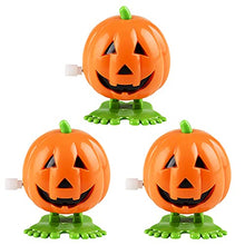 Load image into Gallery viewer, The Dreidel Company Halloween Pumpkin Wind-Up Toys, Birthday Party Favors, Novelty Toys for Boys and Girls, 2&quot; Inches (6-Pack)
