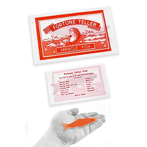 SS Adams Fortune Teller Miracle Fish Curls Up Set of 5