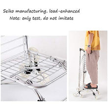 Load image into Gallery viewer, Portable Folding Shopping Cart Creative Shopping Dish Small Cart Home Light Shopping Trolley (Color : A)
