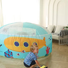 Load image into Gallery viewer, HIYA Blow Up Forts, Tents for Kids, Inflatable Tent Fort, Set Up in Seconds, Under The Sea
