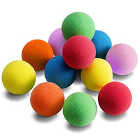 VRCLUB 12 Pieces Soft Foam Balls - Lightweight Mini Play Balls for Safe Indoor Toys Fun - Vibrant Assorted Colors Balls - Unique Birthday Party Favors for Boys and Girls