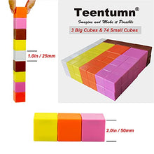 Load image into Gallery viewer, Teentumn Magnetic Building Blocks, 77 Pcs Puzzle Cube Building Toys, Educational Sets Learning &amp; Development Toys Magnet Cubes
