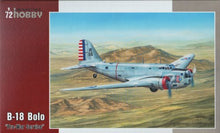 Load image into Gallery viewer, Special Hobby B18 Bolo Pre-War Service Bomber Airplane Model Kit (1/72 Scale)
