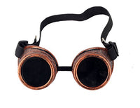 OMG_Shop Vintage Round Steampunk Goggles Victorian Style Gothic Glasses Eyewear