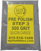 MJR Tumblers .5 LB per Polish 500 Silicon Carbide Rock Refill Grit Abrasive Media Step 3 USA