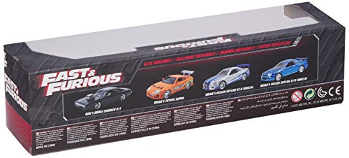 Fast & Furious 1:32 Die-Cast Dom's Dodge Charger RT & Brian's Toyota Supra