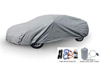 Weatherproof Car Cover Compatible with 2017-2019 Audi S4 Wagon - Comparable to 5 Layer Cover Outdoor & Indoor - Rain, Snow, Hail, Sun - Theft Cable Lock, Bag & Wind Straps