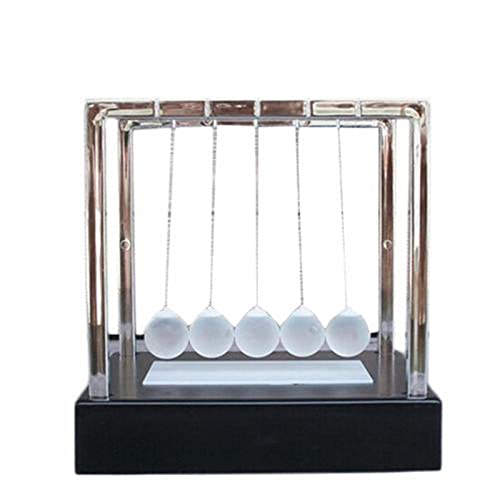 Sifanhao Newton Cradle Pendulum Desktop Gadgets 3 Led Color-Changing Light-Emitting Ball Balance Ball for Home and Office