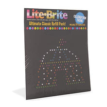 Load image into Gallery viewer, Basic Fun Lite Brite Ultimate Classic Refill Pack - Celebration Theme - 10 Reusable Templates - Amazon Exclusive
