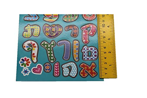 Learn HEBREW DIY kit Stencil MARK Stamps SEAL Letter sticker ABC kid party  Notes