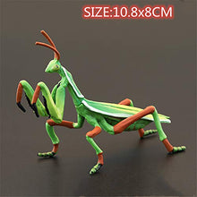 Load image into Gallery viewer, ZCQBCY Lifelike Simulation Insects Statue Model Soft Plastic Mini Animal Sculpture Figurine Statuette Home Decor Toy Early Childhood Education Toys for Kids Children Teaching Aids,Praying Mantis
