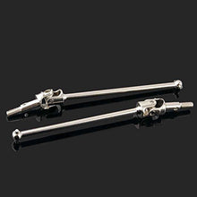 Load image into Gallery viewer, Toyoutdoorparts RC 108015(08029+02033) Silver Metal Universal Dogbone Shaft 2P Fit HSP 1:10 Truck
