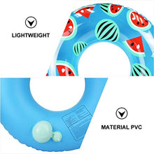 Load image into Gallery viewer, NUOBESTY Inflatable Swimming Ring Fruit Pool Floats Watermelon Swimming Ring Inflatable Tubes Fun Water Toys for Kids Adults Beach Party Supplies 80CM
