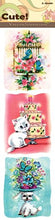 Load image into Gallery viewer, &quot;Cute!&quot; Birthday Pets Stickers
