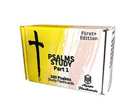 Agape Flashcards- Psalms Study Flashcards (Part 1): 100 of the Most Important Psalms from the Bible | Pack of 100 Psalms Study Flashcards | Perfect for Memorizing Psalms Verses | Made in USA | English