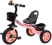 Load image into Gallery viewer, Three-Wheeled Kid Child&#39;s Toddler Tricycle Pink Tricycle Girl, Kids Age for Trike 2/3/4/5 / Year-Old Child
