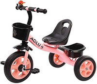 Three-Wheeled Kid Child's Toddler Tricycle Pink Tricycle Girl, Kids Age for Trike 2/3/4/5 / Year-Old Child