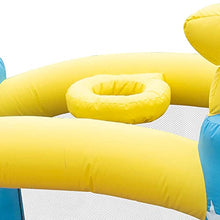 Load image into Gallery viewer, YZJC Castle Bounce House with Slide, Indoors Outdoor Inflatable Bouncers, Basketball Hoop and Sun Roof, Pefect for Babies, Toddlers, Kids, Children, 8.5 ft x 8.8 ft x 7.2 ft H
