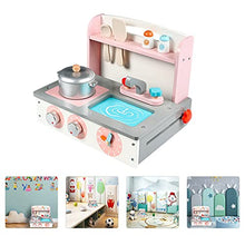 Load image into Gallery viewer, HEALLILY 1 Set Kitchen Toy Set Sink Toys with Play Cooking Stove Pot Pan Utensils Tableware Pretend Play Accessory for Toddlers Kids

