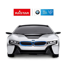 Load image into Gallery viewer, RASTAR BMW i8 RC Car BMW i8 1/24 Remote Control Car, BMW Toy Car - Silver
