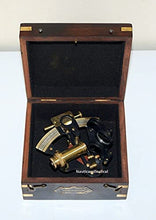 Load image into Gallery viewer, Vintage Nautical Sextant Marine Kelvin &amp; Hughes London Wooden Box
