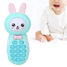 Load image into Gallery viewer, Multifunctional Baby Music Toy, Cartoon Kid Mobile Phone Electronic Phone Toy Music Story Educational Learning Toys(Blue)
