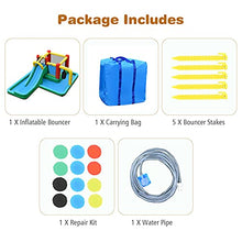 Load image into Gallery viewer, BOUNTECH Inflatable Water Slide, 6-in-1 Kids Water Bounce House Jumping Castle for Wet Dry Combo with Long Slide, Splash Pool, Climbing, Tunnel, Pendulum, Kids Water Slide for Outdoor (Without Blower)
