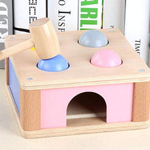 Load image into Gallery viewer, Wooden Hammer Knocking Toy, Colorful Durable Percussion Ball Toy, Knocking Table Toy, for Toddler Baby
