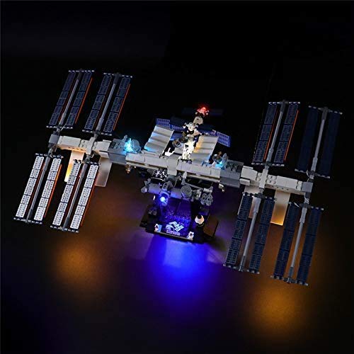 T-Club Light Kit Set for Lego 21321 Ideas International Space Station - LED Lighting Kit Compatible with Lego 21321 Building Kit (Not Include Lego Model)