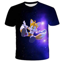 Load image into Gallery viewer, Boys Cartoon Sonic Clothes Girls 3D Funny T-Shirts Costume Children Spring Clothing Kids Tees Top Baby T Shirts (14T)
