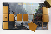 Load image into Gallery viewer, Flesh and Blood playmat for TCG Card Game 14x24 inches Gaming Card mat with Zones Misty Mountains
