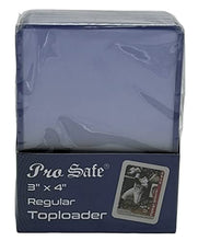 Load image into Gallery viewer, 3 x 4 inch 3&quot; x 4&quot; Toploaders and Ultra.Pro Clear Sleeves for Collectible Trading Cards (Includes 100 ProSafe toploaders and 100 Sleeves)
