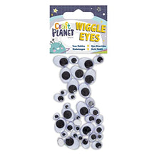 Load image into Gallery viewer, Craft Planet CPT 6671108 Wiggle Eye Stickers, Black and White
