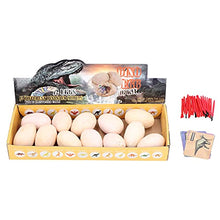 Load image into Gallery viewer, Zerodis Dinosaur Eggs Dig Kit, 12PCS Unique Petrifaction Egg, Excavation Archaeology Educational Toys, Science STEM Learning for Kids Birthday Christmas Easter
