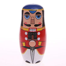 Load image into Gallery viewer, Hand Painted Russian Nesting Dolls Set,Wooden Wolf Nesting Dolls Traditional Russian Matryoshka Kids Toy
