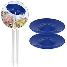 Load image into Gallery viewer, EVTSCAN Juggling Discs, 2Pcs Juggling Spinning Plates Balance Wheel Discs Juggling Props Toys Outdoor Games(Blue)
