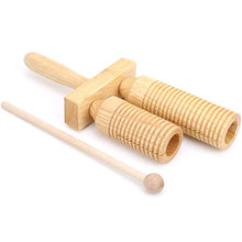 Load image into Gallery viewer, Wooden Sound Tube, Fine Workmanship Without Burrs Multi Sound Tube, Carefully Polished for Beginner Instrument Lovers Children Practice and Performance
