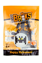 Load image into Gallery viewer, Strictly Briks - Halloween Bat Building Bricks Party Favors - Trick or Treat Bags with Toys - 15 Goodie Bag Fillers - Handout a Healthy Alternative to Candy
