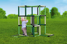 Load image into Gallery viewer, Quadro Climbing Pyramid Home - Indoor/Outdoor Jungle Gym (Soft Pastel Colors); Playhouse for Kids - Ages 1 to 4 Years (Mint)
