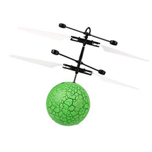 Load image into Gallery viewer, NUOBESTY Flying Ball Toys Light Up Ball Toys Sensor for Indoor Outdoor Remote Controller Drone Flying Toys (Light Green)
