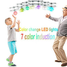 Load image into Gallery viewer, Kizmyeeco Flying Ball, Flying Toy for Kids Boys Girls with Colorful Flashing LED Infrared Induction Flying Ball Toy Gift for Kids
